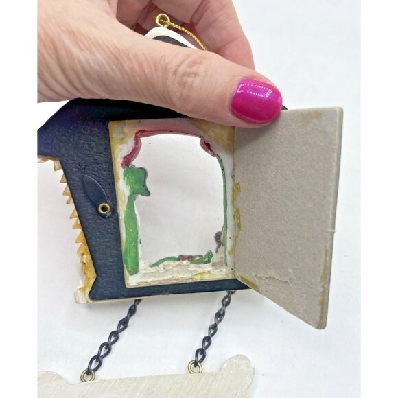 Dog Christmas Ornament I Love My Dog Doghouse Photo Frame Holiday Decor Puppy - Picture 7 of 13